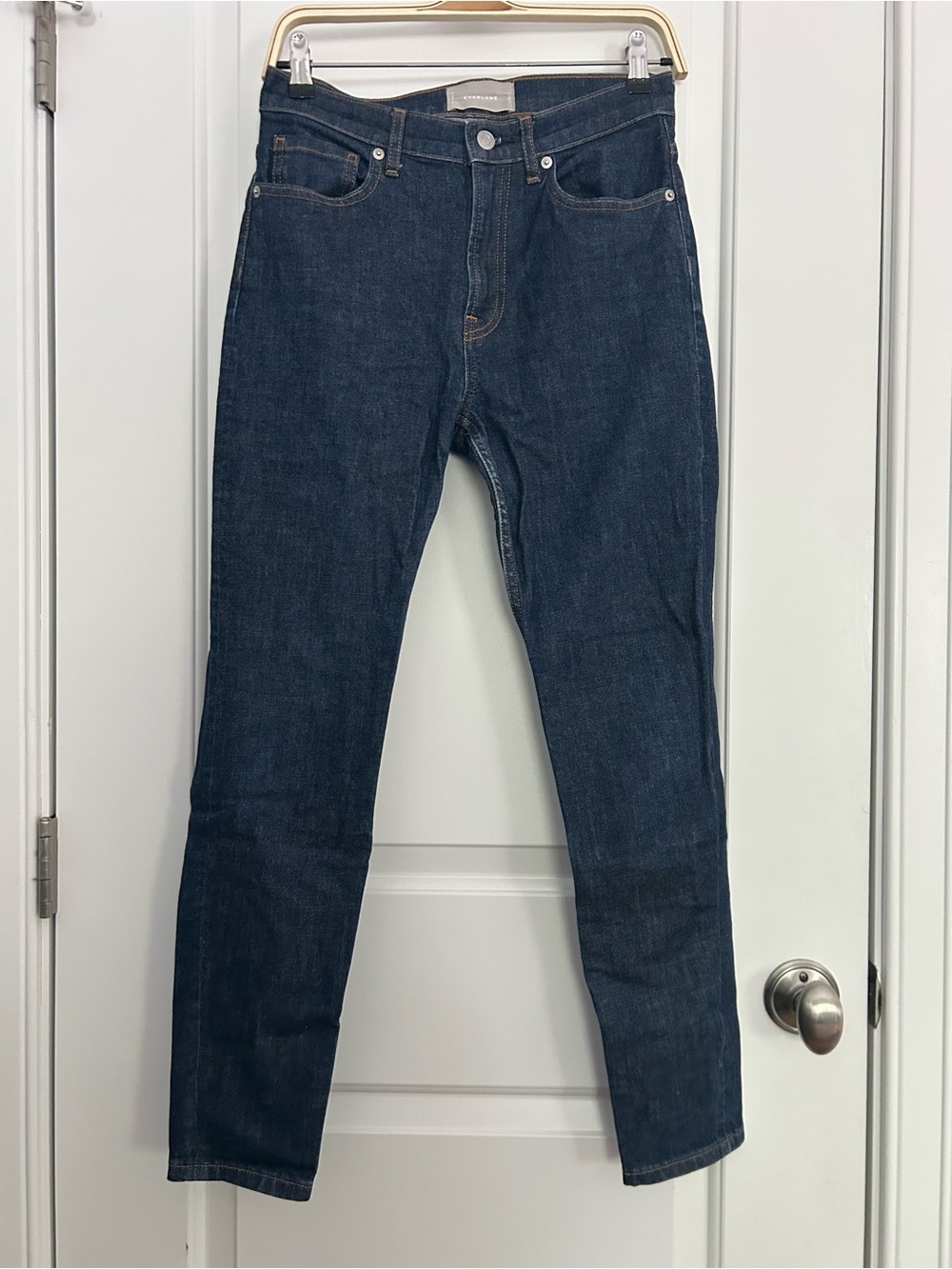 Everlane High Rise Dark Wash Jeans